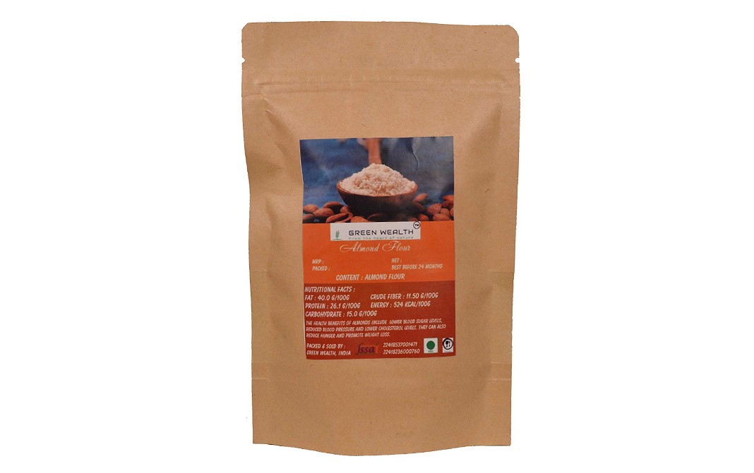 Green Wealth Almond Flour   Pack  200 grams